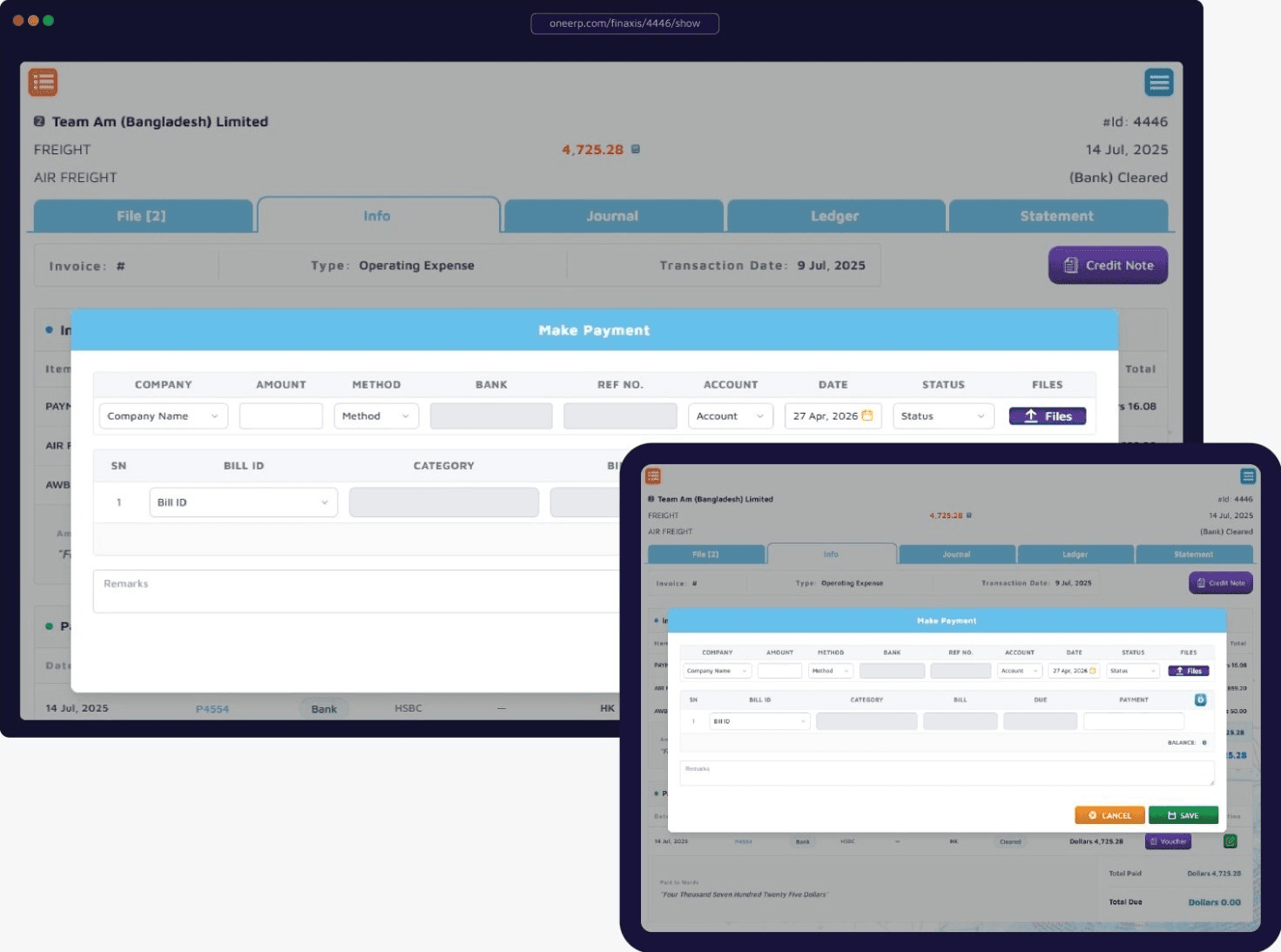 Interface Preview