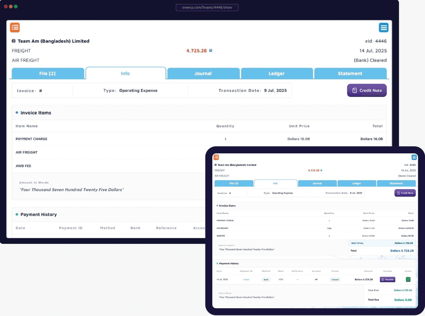 Interface Preview